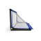 Bazookagoal Teleskoptor | 120x75 cm Blau Weiss - blau