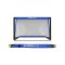 Bazookagoal Teleskoptor | 120x75 cm Blau Weiss - blau