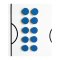 Cawila PRO Rundmagnet 10er Set 30mm Blau - blau