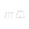Bucketz All Day Short Schwarz - schwarz