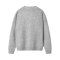 Burocs Fuzzy Jacquard Cardigan Jacke Grau - grau