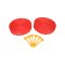 Cawila ACADEMY Spielfeldmarkierung FUNINO 2x25m Rot - weiss