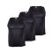 Cawila BIB Kennzeichnungshemden 3er Set | Schwarz | Kids - schwarz