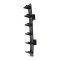 Cawila Hürdenadapter für Trainingsstangen mit 25mm Durchmesser Schwarz - schwarz