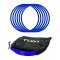 Cawila Koordinationsringe 70cm | 6er Set | Blau | inklusive Tasche - blau