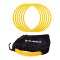 Cawila Koordinationsringe 50cm | 6er Set | Gelb | inklusive Tasche - gelb