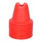 Cawila Mini-Pylone 10er Set Rot - rot