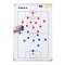 Cawila Taktiktafel Fussball inkl. Tasche| Size: 45 x 60cm Weiss - weiss