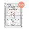 Cawila Taktiktafel Fussball inkl. Tasche | Size: 60 x 90 cm Weiss - weiss