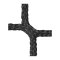 Cawila Tornetz 2,40 x 1,60m | Tiefe 1,00 x 1,00m | Maschenweite 10cm | Stärke 3mm | Schwarz - schwarz