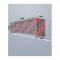 Cawila Tornetz 5,15x2,05m | Tiefe 1,0x1,0m | Maschenweite 12cm | Stärke 4mm | rot/schwarz - rot