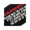 Market Warning Mundmaske Schwarz - schwarz