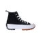 Converse Run Star Hike HI Damen Schwarz - schwarz