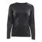 Craft Rush Sweatshirt Damen Schwarz F999 - schwarz