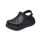 Crocs Crush Clog Badelatsche Schwarz - schwarz