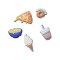 Crocs Funny Foods 5 Pack Accessoire Mehrfarbig - mehrfarbig