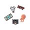 Crocs MVP Basketball 5 Pack Accessoire Mehrfarbig - mehrfarbig