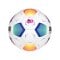 Derbystar Bundesliga Brillant APS v23 Spielball 2023/2024 Weiss Pink Türkis F023 - weiss