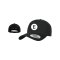 E wie einfach E-Logo Curved Cap Schwarz - schwarz