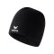 Erima Fleece Beanie Mütze Kids Schwarz - schwarz