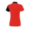 Erima 5-C Poloshirt Damen Rot Schwarz - Rot