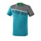 Erima 5-C T-Shirt Kids Blau Grau - Blau