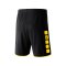 Erima 5-Cubes Short Kids Schwarz Gelb - schwarz