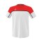 Erima Change by T-Shirt Weiss Rot - weiss