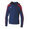 Erima Evo Star Hoody Kids Blau Fnewnavyrot - blau