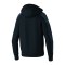 Erima Evo Star Kapuzenjacke Kids Schwarz - schwarz