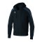 Erima Evo Star Kapuzenjacke Kids Schwarz - schwarz