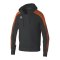 Erima Evo Star Kapuzenjacke Schwarz Fschwarzorange - schwarz