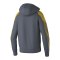 Erima Evo Star Trainingsjacke Grau Gelb - grau