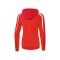 Erima Liga 2.0 Kapuzenjacke Damen Rot Weiss - rot