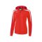 Erima Liga 2.0 Kapuzenjacke Damen Rot Weiss - rot