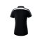 Erima Liga 2.0 Poloshirt Damen Schwarz Weiss Grau - schwarz