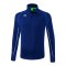 Erima Liga Star HalfZip Sweatshirt Blau Weiss - blau