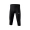 Erima Performance Laufhose 3/4 Kids Schwarz - schwarz