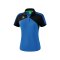Erima Premium One 2.0 Poloshirt Damen Blau Schwarz - blau