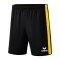 Erima Retro Star Short Schwarz Gelb - schwarz