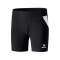 Erima Short Tight Damen Schwarz Weiss - schwarz