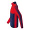 Erima SIX WINGS Jacke abnehmbare Ärmel Blau Rot - blau