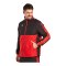 Erima Six Wings Jacke abnehmbare Ärmel Rot Schwarz Schwarz - rot