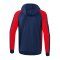 Erima Six Wings Kapuzenjacke Blau Rot - blau