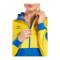 Erima Six Wings Kapuzenjacke Damen Blau Gelb - blau