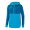 Erima Six Wings Kapuzenjacke Damen Hellblau - blau