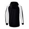 Erima Six Wings Kapuzenjacke Damen Schwarz - schwarz