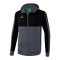 Erima Six Wings Kapuzenjacke Kids Grau - grau