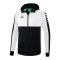 Erima SIX WINGS Kapuzenjacke Kids Schwarz - schwarz