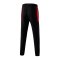 Erima Six Wings Präsentationshose Kids Schwarz Rot - schwarz